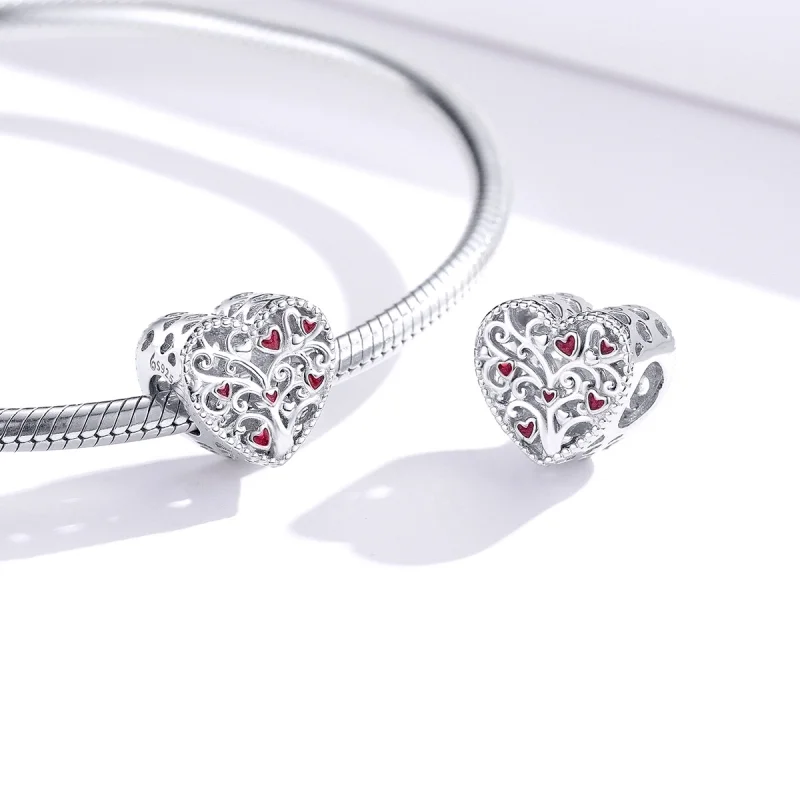 (image for) Pandora Style Silver Tree of Life Charm - BSC279 - View 4