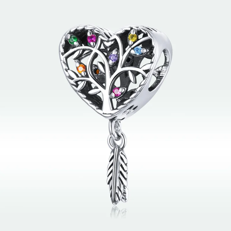 (image for) Pandora Style Silver Tree of Life Charm - SCC1768 - View 5