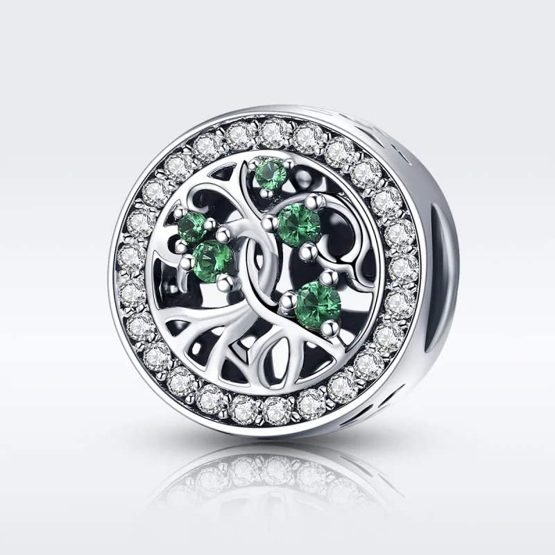 (image for) Pandora Style Silver Tree of Life Charm - SCC179 - View 3