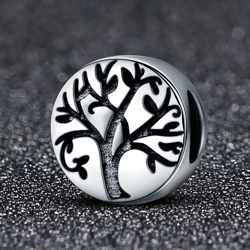 (image for) Pandora Style Silver Tree of Life Charm - SCC430 - View 2