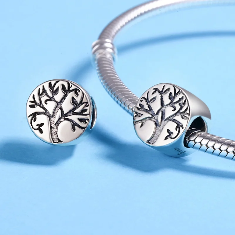 (image for) Pandora Style Silver Tree of Life Charm - SCC430 - View 5