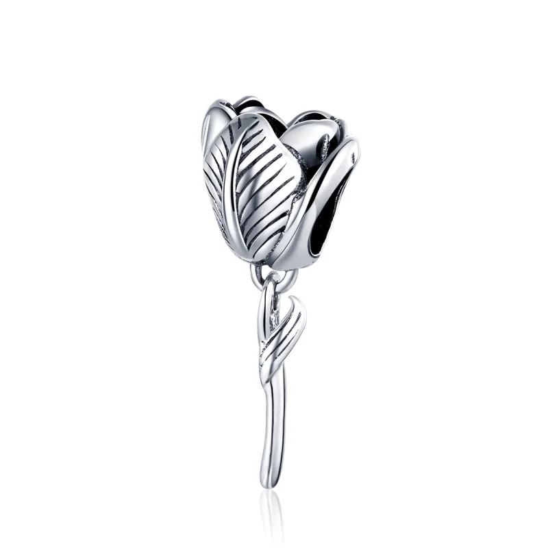 (image for) Pandora Style Silver Tulip Charm - SCC1514 - Product Image