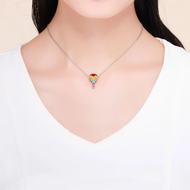 (image for) Pandora Style Silver Turkish Hot Air Balloons Charm - SCC867 - View 5