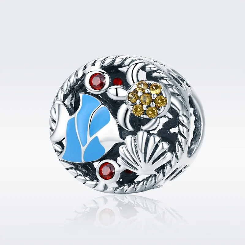 (image for) Pandora Style Silver Underwater World Charm - SCC683 - View 2