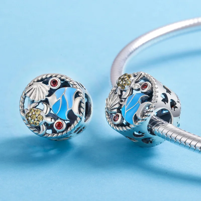 (image for) Pandora Style Silver Underwater World Charm - SCC683 - View 5