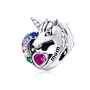 (image for) Pandora Style Silver Unicorn For Mom Charm - SCC1160