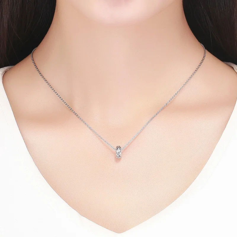 (image for) Pandora Style Silver Vintage Flower Spacer - SCC1139 - View 4