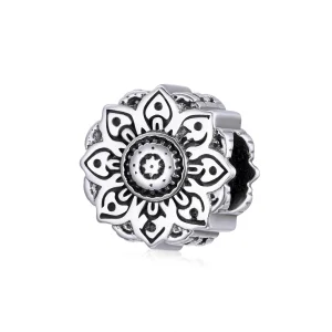 (image for) Pandora Style Silver Vintage Lotus Charm - SCC1823