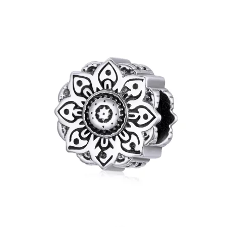 Pandora Style Silver Vintage Lotus Charm - SCC1823