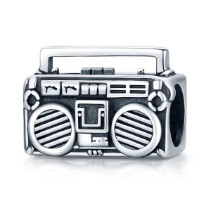(image for) Pandora Style Silver Vintage Radio Charm - SCC1873