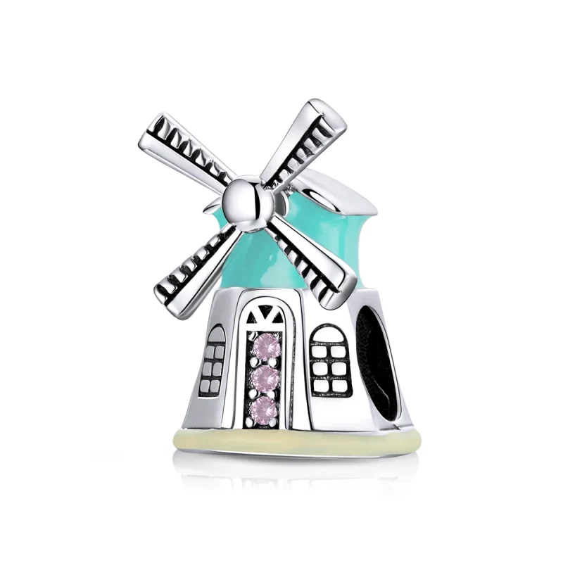(image for) Pandora Style Silver Windmill Charm - SCC1739 - Product Image