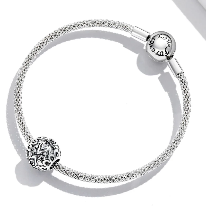 (image for) Pandora Style Sitting Buddha and Lotus Charm - SCC2168 - View 3