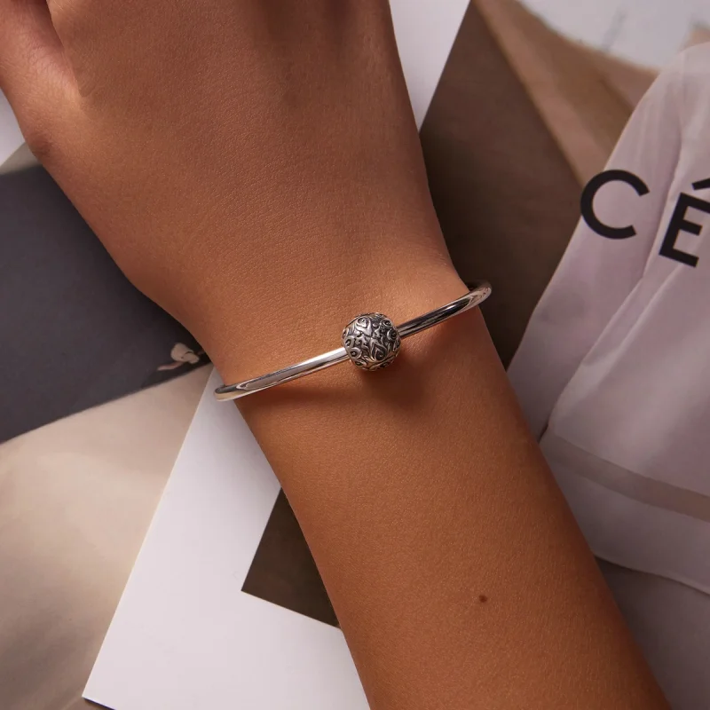 (image for) Pandora Style Sitting Buddha and Lotus Charm - SCC2168 - View 5