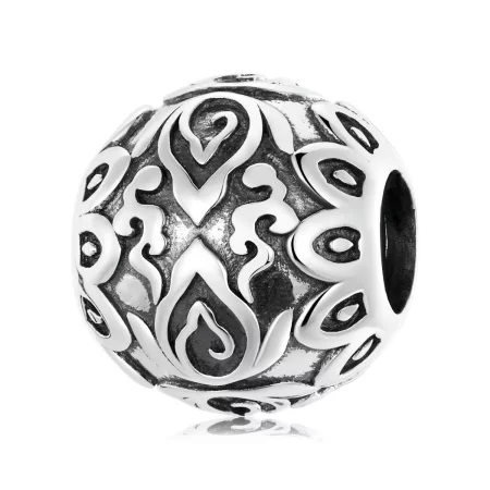 Pandora Style Sitting Buddha and Lotus Charm - SCC2168