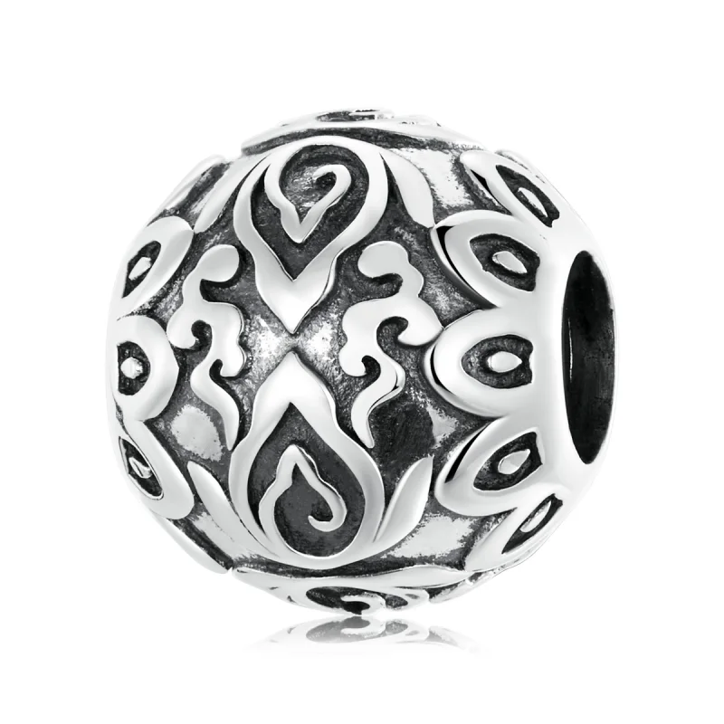(image for) Pandora Style Sitting Buddha and Lotus Charm - SCC2168 - Product Image
