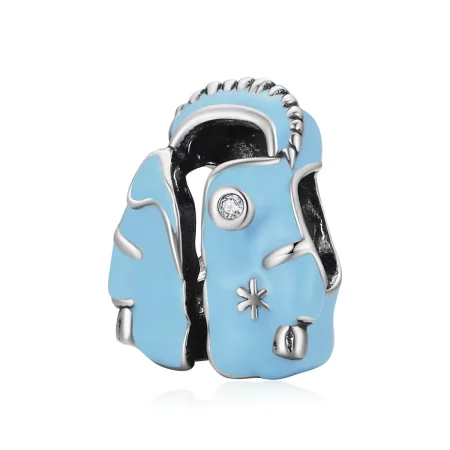 Pandora Style Sky Blue Down Jacket Charm - SCC1999