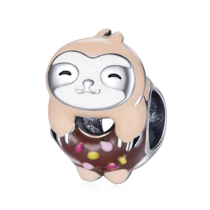 (image for) Pandora Style Sloth Donut Charm - SCC1881