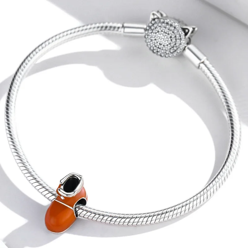 (image for) Pandora Style Small Cotton Boots Charm - SCC2000 - View 3