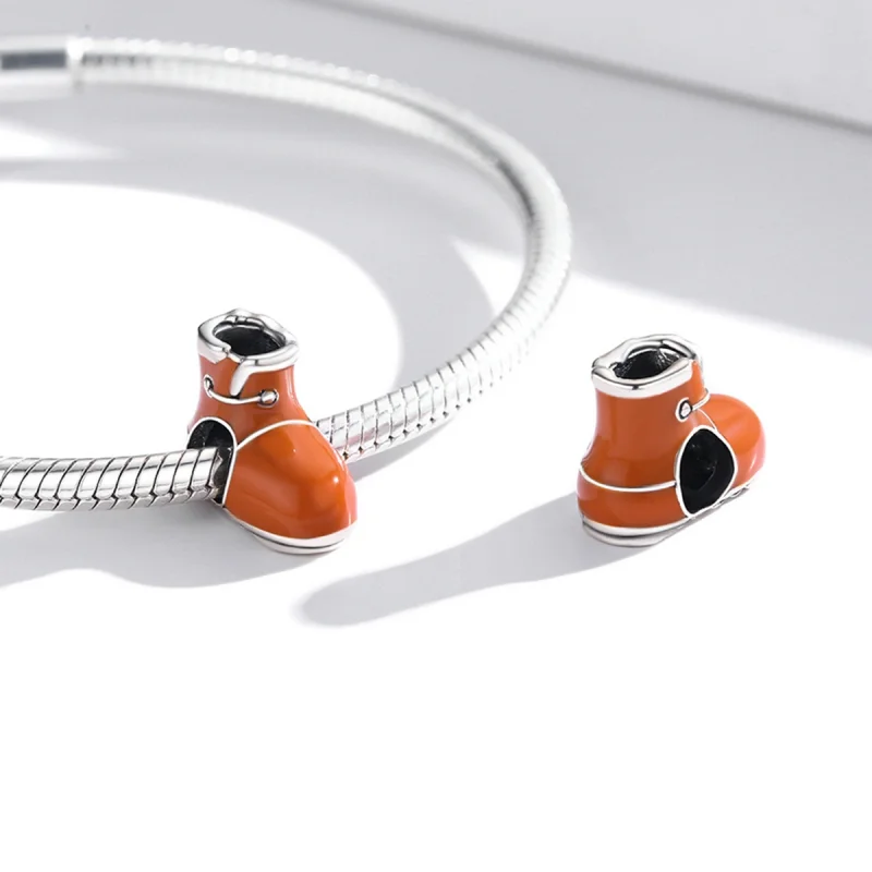 (image for) Pandora Style Small Cotton Boots Charm - SCC2000 - View 4