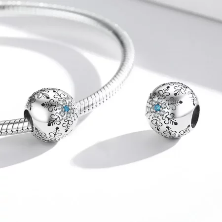 Pandora Style Snowflakes Charm - BSC513