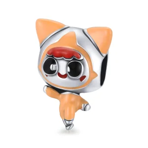 (image for) Pandora Style Space Cat Doll Charm - SCC1941