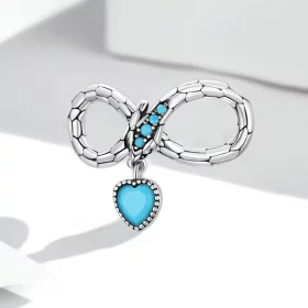 Pandora Style Spirit Snake Infinite Love Charm - SCC2004 Pandora Style Spirit Snake Infinite Love Charm - SCC2004