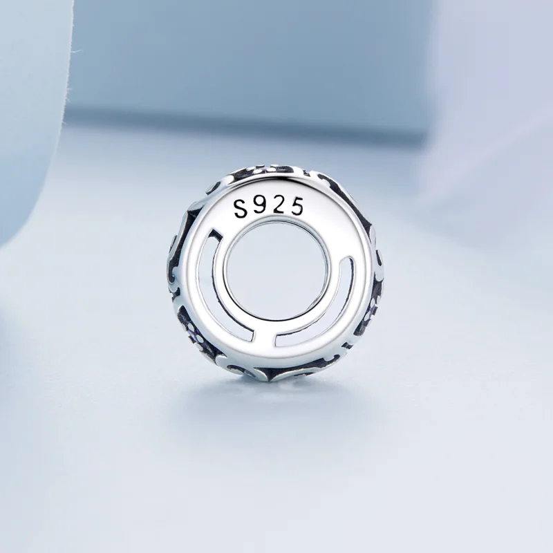 (image for) Pandora Style Streamer Spacer Charm - BSC639 - View 3