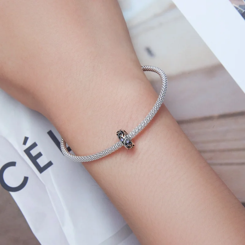 (image for) Pandora Style Streamer Spacer Charm - BSC639 - View 5