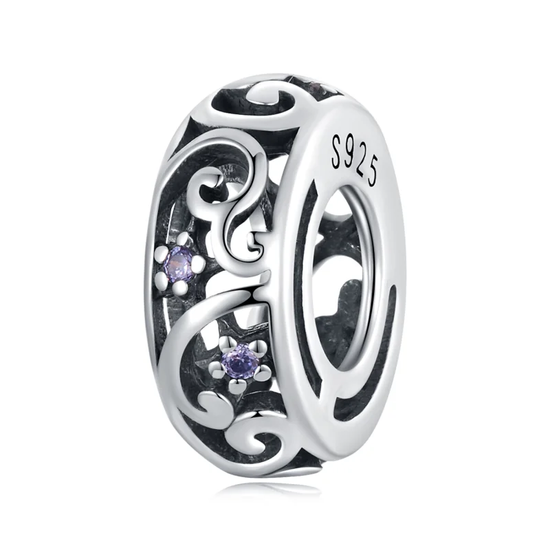(image for) Pandora Style Streamer Spacer Charm - BSC639 - Product Image
