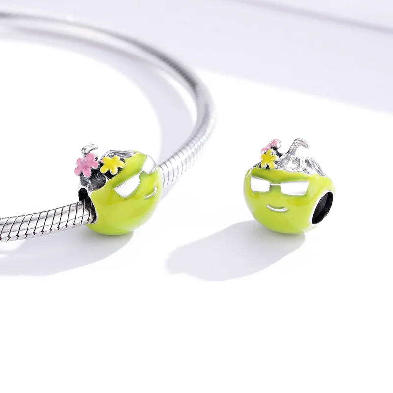 (image for) Pandora Style Summer Coconut Charm - SCC1528 - View 4