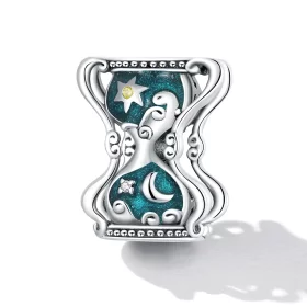 Pandora Style Sun and Moon Hourglass Charm - SCC2265 Pandora Style Sun and Moon Hourglass Charm - SCC2265