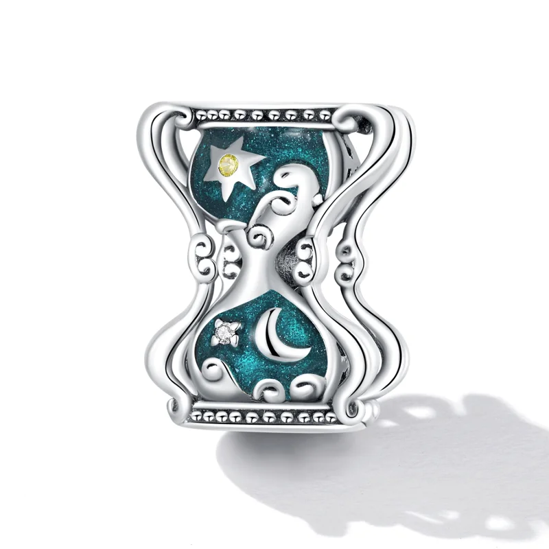 (image for) Pandora Style Sun and Moon Hourglass Charm - SCC2265 - View 2
