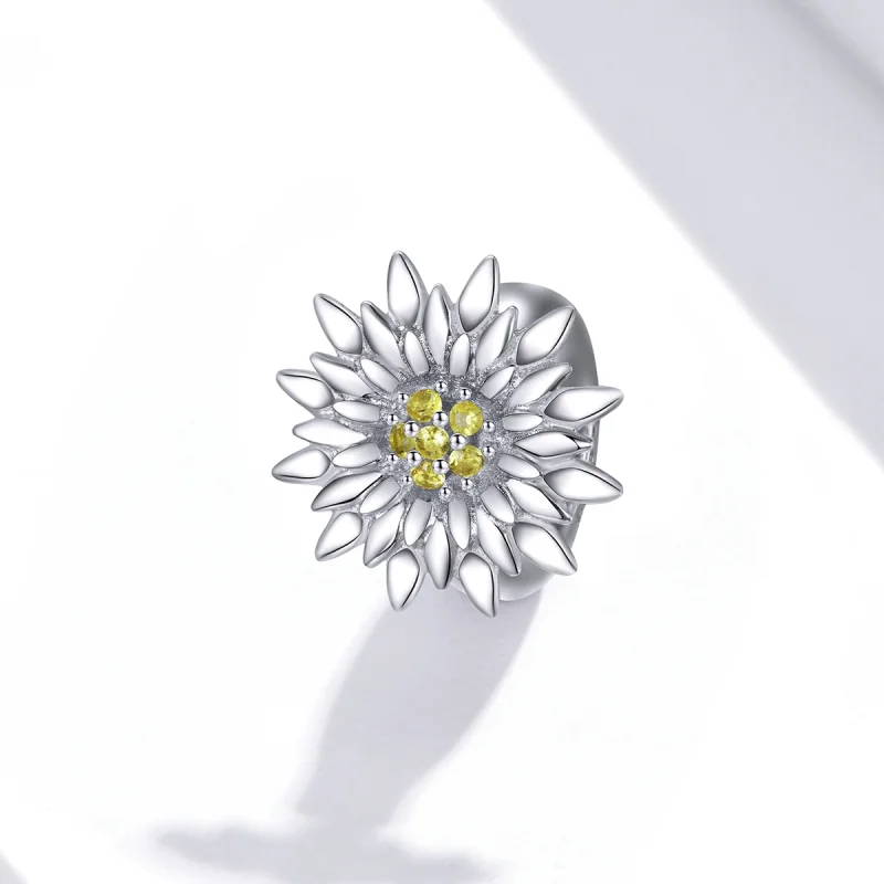 (image for) Pandora Style Sun Flower Charm - SCC1765 - View 2