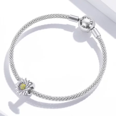 Pandora Style Sun Flower Charm - SCC1765