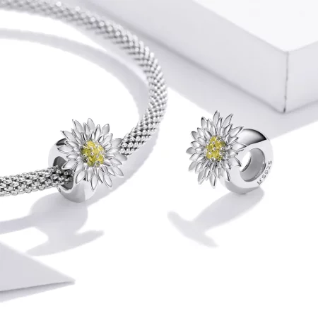 Pandora Style Sun Flower Charm - SCC1765