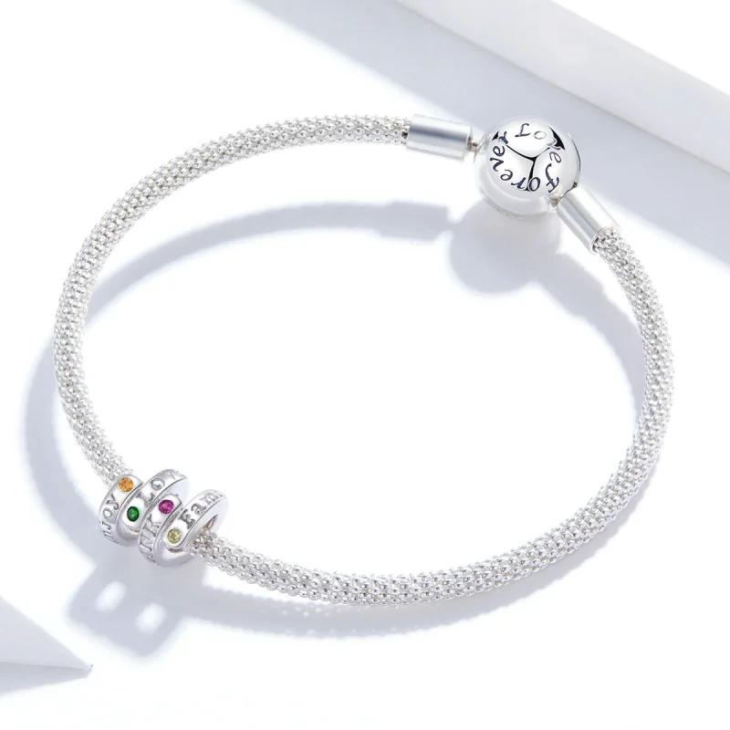 (image for) Pandora Style Thanksgiving Keywords Charm - BSC341 - View 3