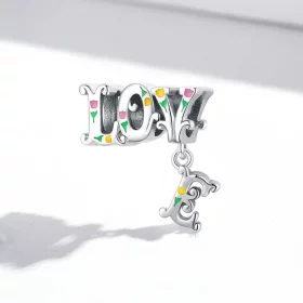 Pandora Style Three-Dimensional Letters Charm - BSC518 Pandora Style Three-Dimensional Letters Charm - BSC518