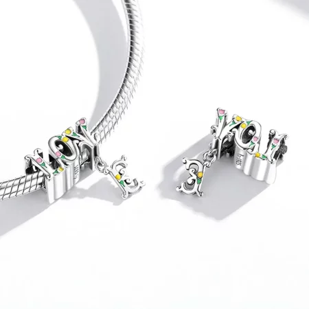 Pandora Style Three-Dimensional Letters Charm - BSC518