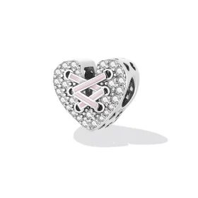 Pandora Style Tie Love Charm - SCC2204 Pandora Style Tie Love Charm - SCC2204