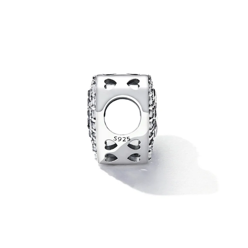 (image for) Pandora Style Tie Love Charm - SCC2204 - View 3