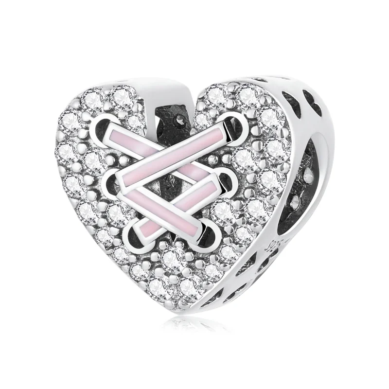 (image for) Pandora Style Tie Love Charm - SCC2204 - Product Image