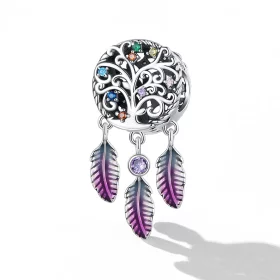 Pandora Style Tree of Life Dream Catcher Charm - SCC2268 Pandora Style Tree of Life Dream Catcher Charm - SCC2268