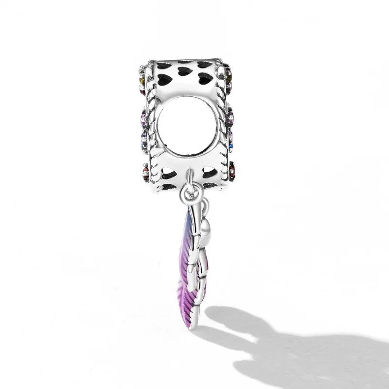 (image for) Pandora Style Tree of Life Dream Catcher Charm - SCC2268 - View 3