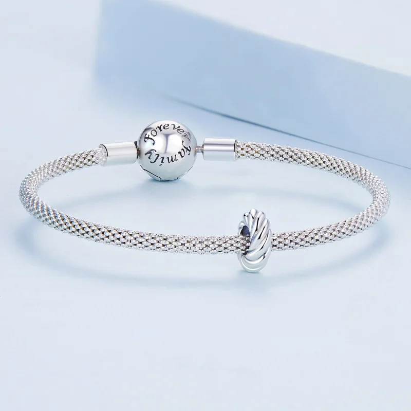 (image for) Pandora Style Twist Spacer Charm - BSC698 - View 5