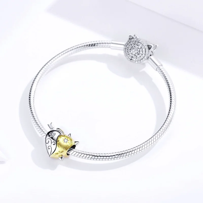 (image for) Pandora Style Two Tone Angel & Devil Charm - BSC107 - View 3