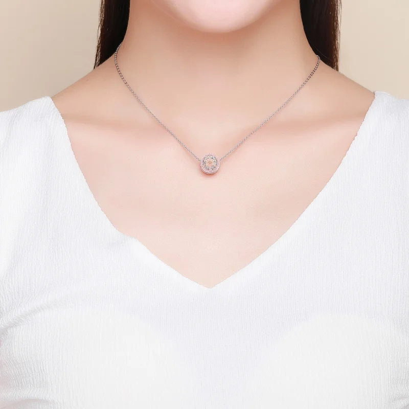 (image for) Pandora Style Two Tone Blooming bud Charm - SCC923 - View 5