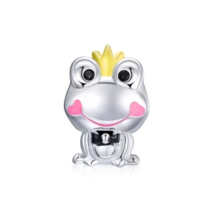 (image for) Pandora Style Two Tone Gentle Frog Charm - SCC1769