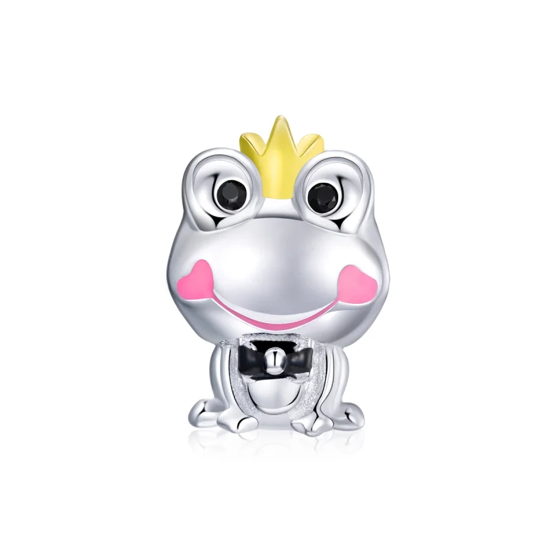 (image for) Pandora Style Two Tone Gentle Frog Charm - SCC1769 - Product Image