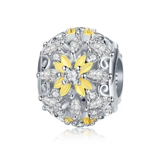 (image for) Pandora Style Two Tone Shining Life Charm - SCC1333