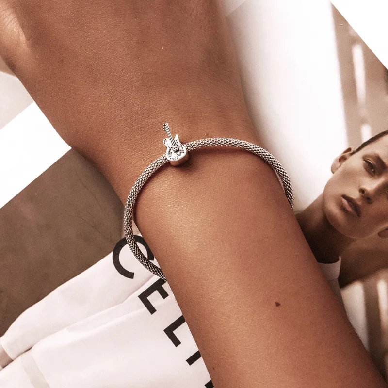 (image for) Pandora Style Vintage Bass Charm - SCC2076 - View 5